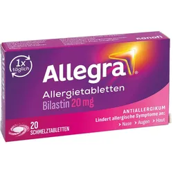 Allegra Allergietabletten 20 mg Erdbeere