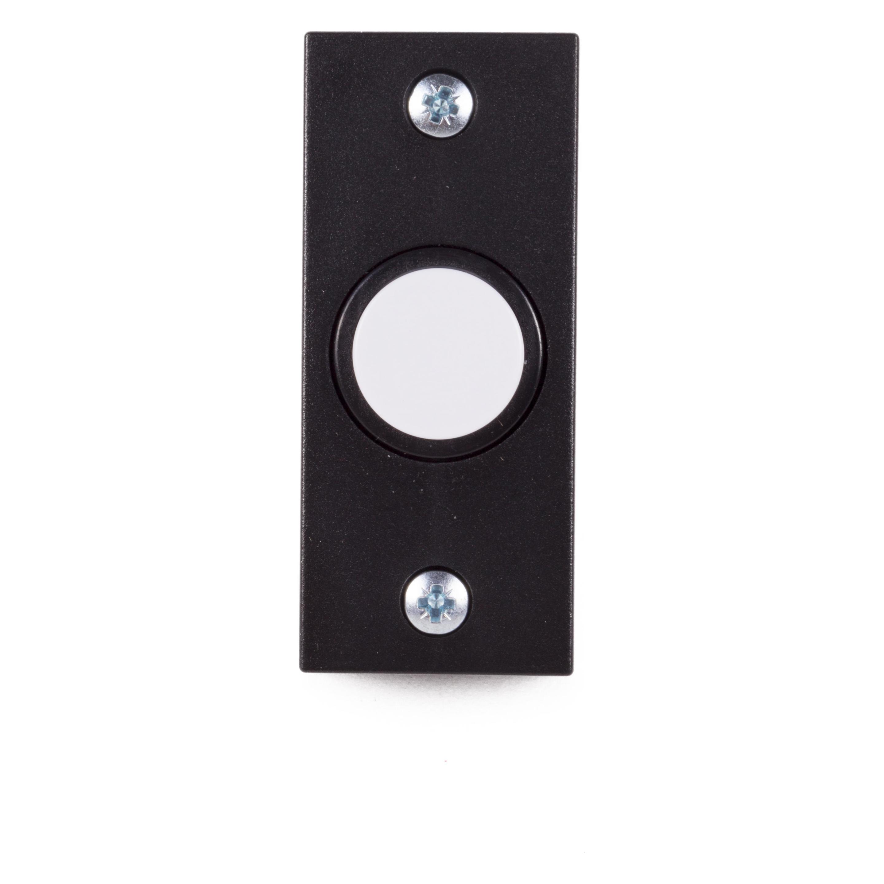 Friedland Klingeltaster Kst sw AP rechteck D824 (D824)