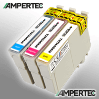 3 Ampertec Tinten ersetzt Epson C13T271540 27XL Multipack CMY T271540AM
