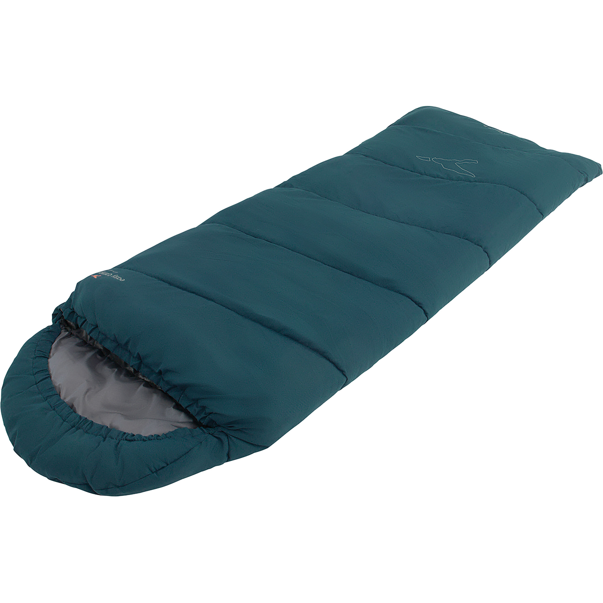 Easy Camp Raven Square Schlafsack Kinder Kunstfaserschlafsäcke blau Größe MAX. 150CM Camping Klein verpackbar