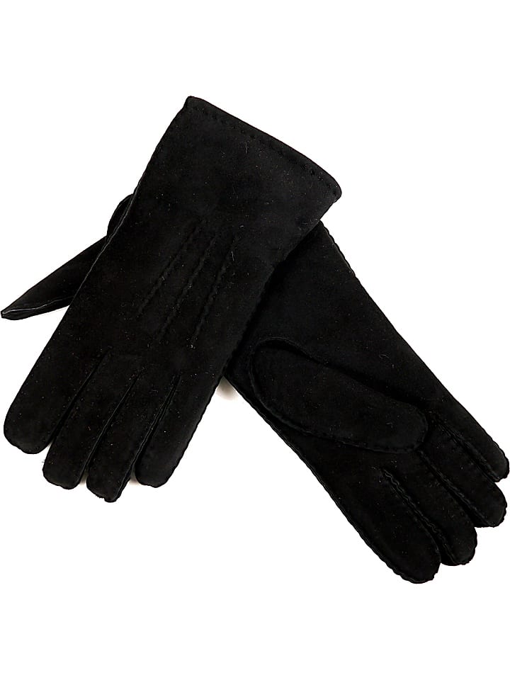 Kaiser Naturfellprodukte H&L Handschuhe in Schwarz - 9,5