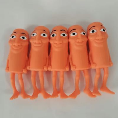 Uplift Curations Funny Brainrot Decompression Toy Slow Rebound Squeeze Stress Relief Meme Toy For Fun & Relaxation 5pcs