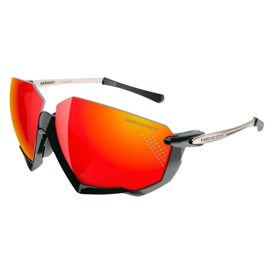 Scicon Aerojet Titanium cykelbriller Metal Black Multimirror Red (anthracite matt metal-black, multimirror red) (EY400620)