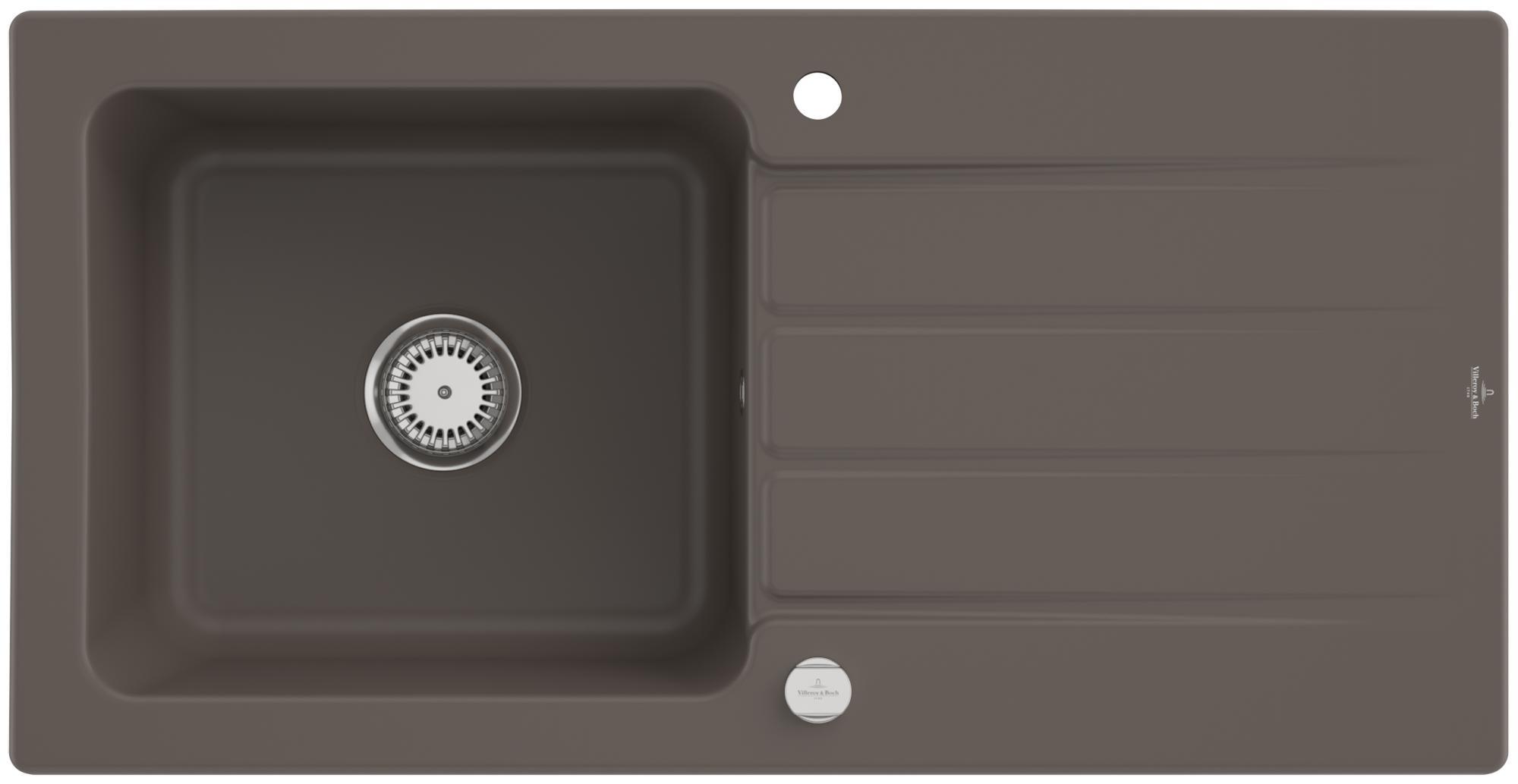 Villeroy & Boch Keramikspüle 336002TR, Architectura 60 Einbauspüle - inkl.