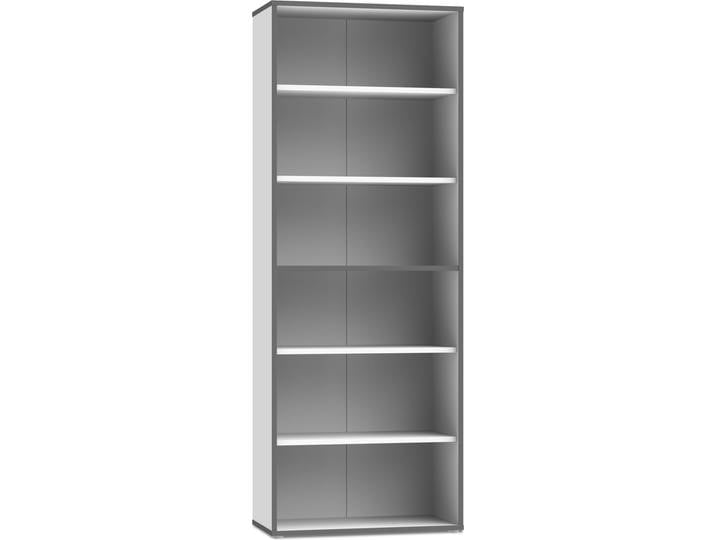 KALINA Büroregal IV, Material Dekorspanplatte, weiss / grau