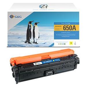 G&G kompatibel Toner mit HP CE272A, NT-CH272FY, HP 650A, yellow, 15000S (61119018)