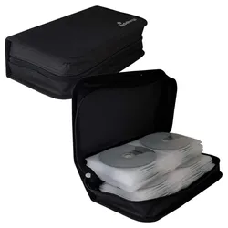 MediaRange 96er CD-/DVD-Tasche schwarz, 1 St.