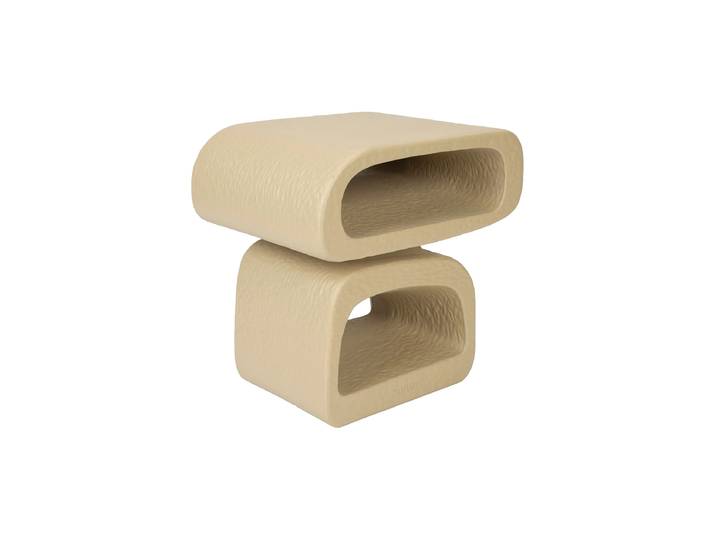 Design Beistelltisch „Eddy“ Beige Zuiver