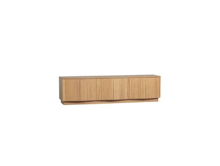 Grosses, nachhaltiges Design Lowboard „Zumba“, 6-türig Eiche Natural De Eekhoorn