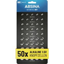 Absina Knopfzellen-Set 1 St. Alkali-Mangan 401019