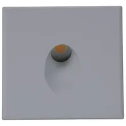 ISOLED Cover Aluminium eckig 1 für Wandeinbauleuchte Sys-Wall68, Silbergrau ISO-114562