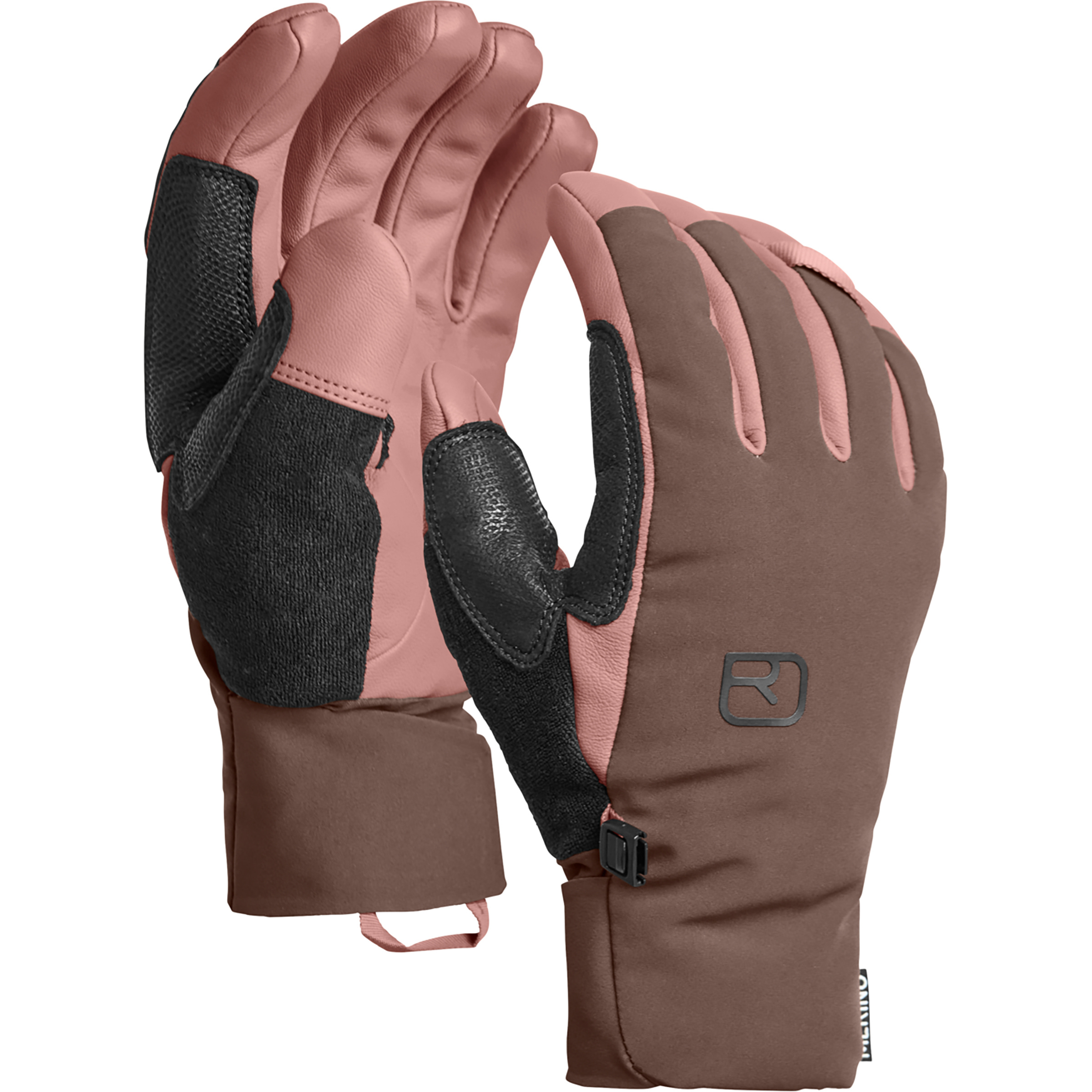 Ortovox Merino Mountain Damen Skihandschuhe rosa Größe S Trekking Wasserabweisend Merinowolle
