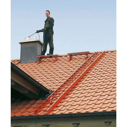 Zarges Dachleiter 10 Sprossen kupferbraun