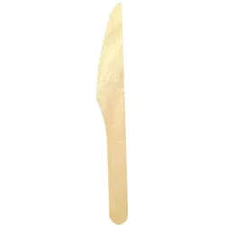 100 Holz-Messer biologisch kompostierbar