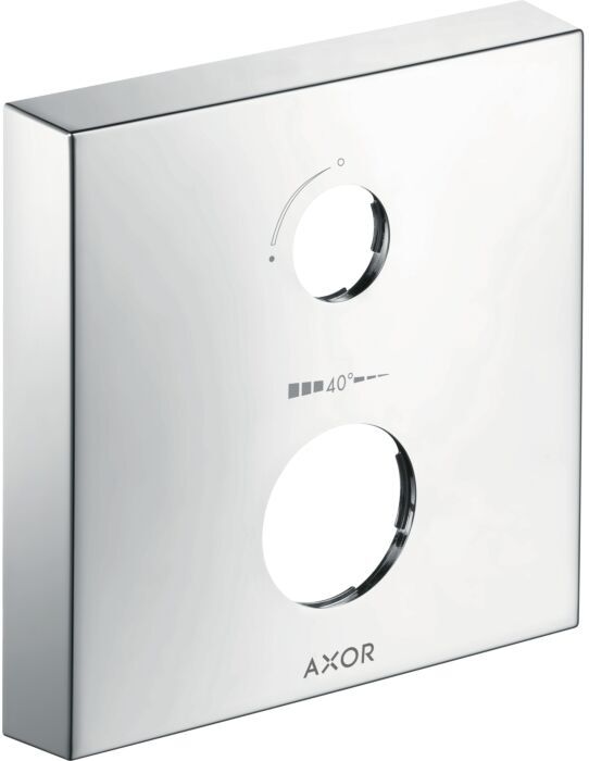 Hansgrohe Axor Verlängerungsrosette 14970000 2-Loch, eckig, Pfeil, chrom