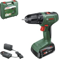 Akku-Bohrschrauber EasyDrill 18V-38 grün/schwarz, Li-Ionen Akku 2,5Ah, Koffer, POWER FOR ALL ALLIANCE