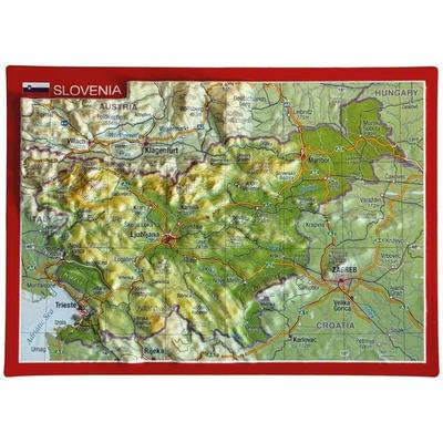 Reliefpostkarte Slowenien, Karte von Andre Markgraf,Mario Engelhardt, Georelief Vertriebs GbR