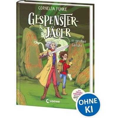 Gespensterjäger in großer Gefahr (Band 4) - Mit 8 neu illustrierten Farbseiten, Gebundene Ausgabe von Cornelia Funke, Loewe, 978-3-7432-2242-7