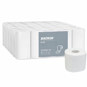 Katrin Toilettenpapier Plus Toilet 180, 77755, 4-lagig, Tissue, 180 Blatt, 10 Rollen