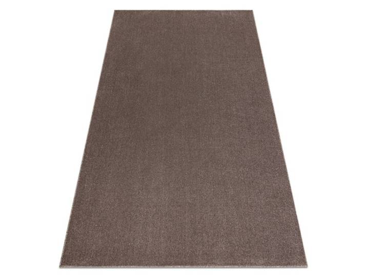 Tapis ETON PLUS mocca marron unicolore uniforme uni - 250x300 cm