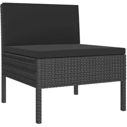 vidaXL, Gartenlounge, Tamiser (2x Eckteil + 2x Mittelteil + 2x Fussstütze)