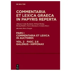 Galenus - Hipponax, Fachbücher von Franco Montanari, Michael Haslam, Herwig Maehler, Cornelia Römer, Guido Bastianini, Daniela Colomo, Fausto Montana