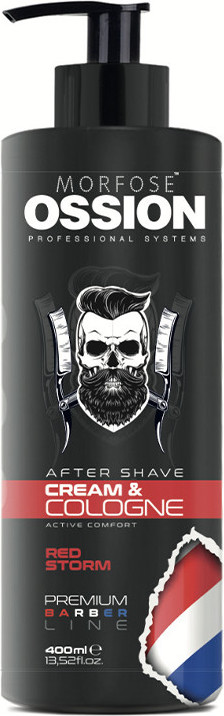 Morfose Ossion Barber Line After Shave Cream & Cologne Red Storm 400 ml MF-1868