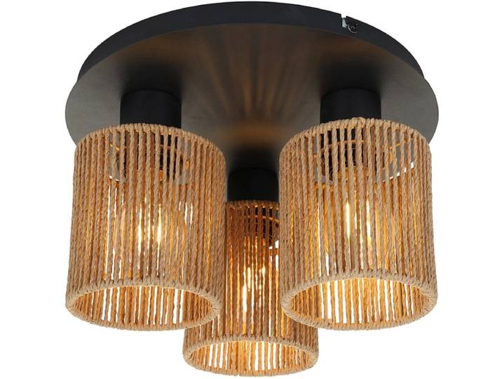 Deckenlampe REDA 32cm 25W schwarz