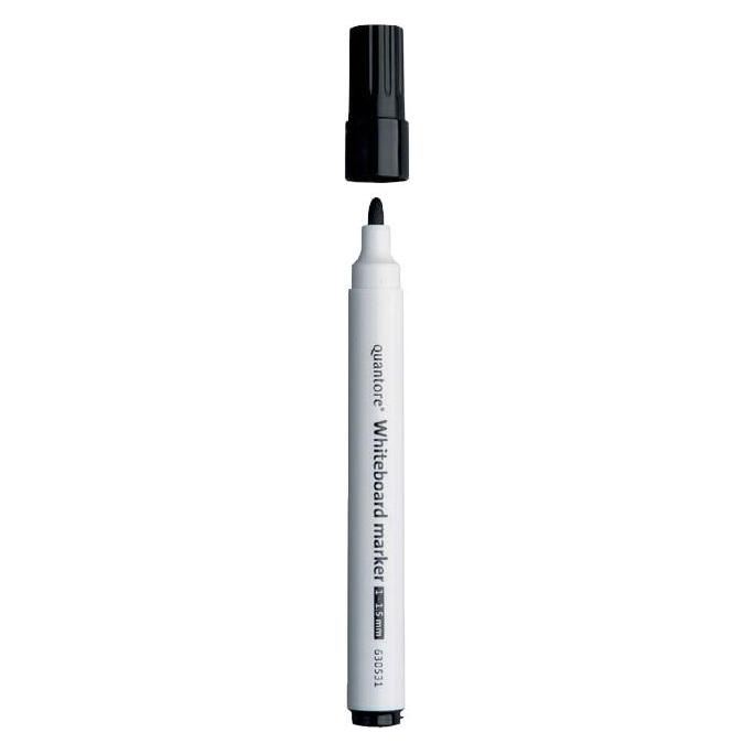 Quantore runder Whiteboard-Marker 1-1,5 mm schwarz (1x) (68960263)