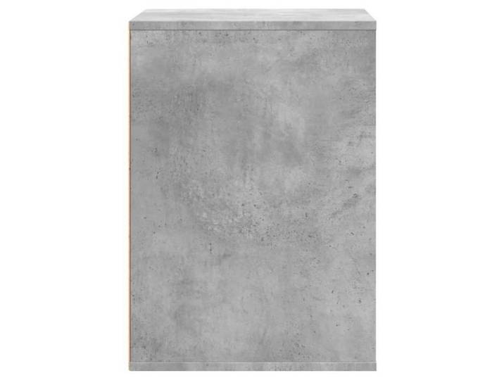 NEUF Commode chambre - cabinet de rangement élégant - Grande espace - d'angle gris béton 60 x 41 x 58cm Bois d'ingénierie FR00_5854