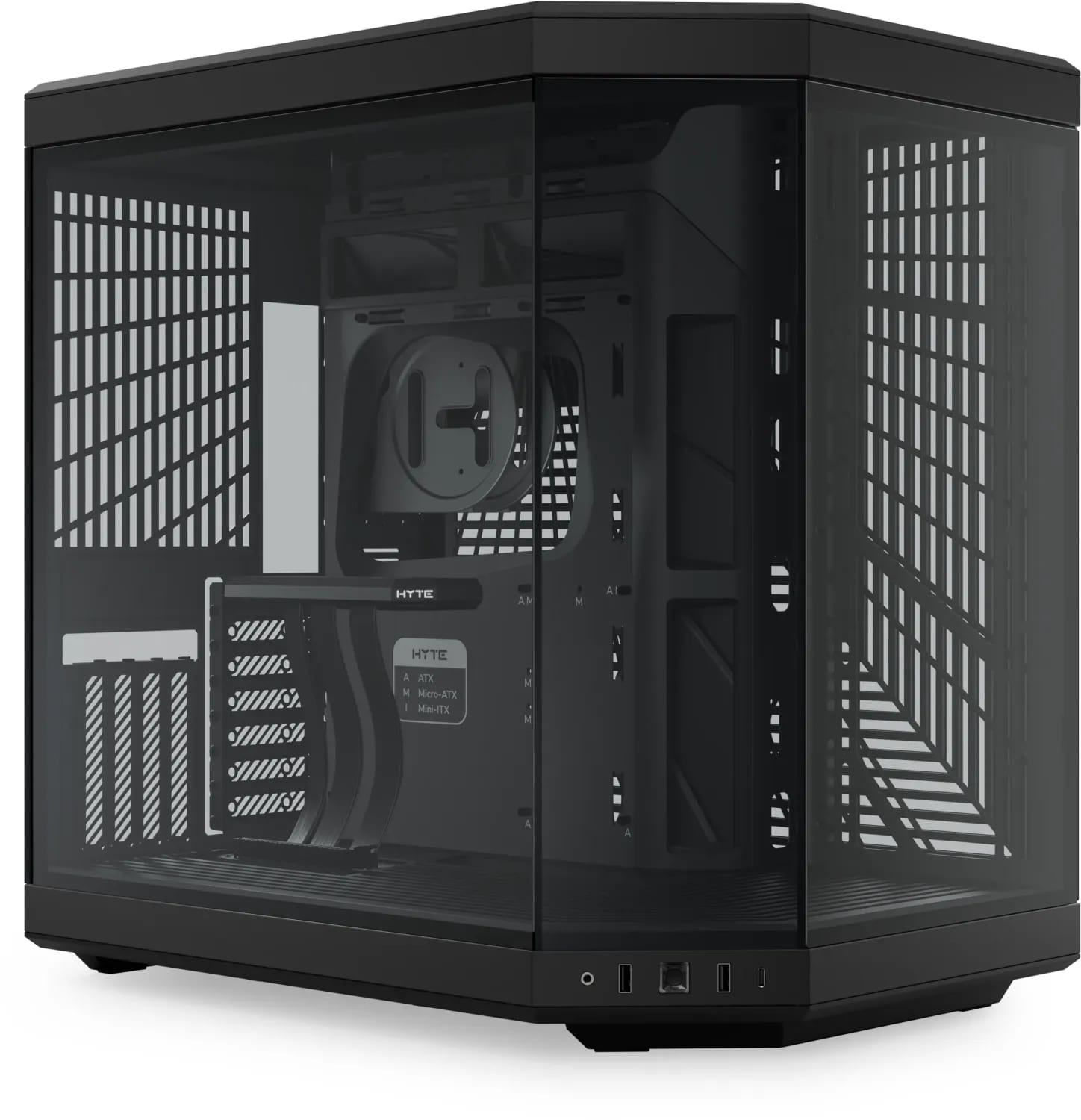 HYTE Y70 Gaming PC Gehäuse Midi-Tower Weiß Seitenfenster