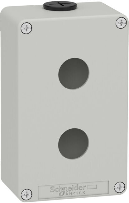 Schneider Electric Boîtier vide XAP XAPD2202 métal gris pour 2x22 mm (XAPD2202)