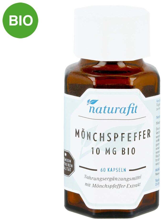 Naturafit Mönchspfeffer 10 mg Bio Kapseln