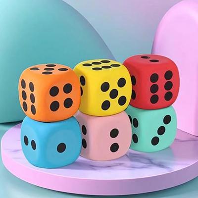 Inspired Finds Interactive Soft Foam Dice Set Jumbo Pet Game Dice For Playtime, Training & Fun Activities red
