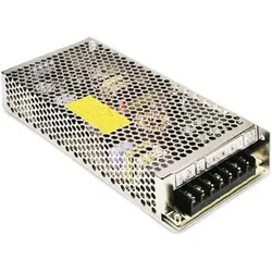 MeanWell MEAN WELL Schaltnetzteil RS-150-12, 12 V-/12,5 A, Labornetzgerät, Schwarz