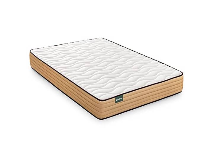 beloBed PureCloud Matratze für Etagenbett, wendbar, 0,80 x 2,00 cm, viskoelastisch, für den Winter und den Sommer, mittlere Härte, strapazierfähig, atmungsaktiv, gerollt, beque, grau