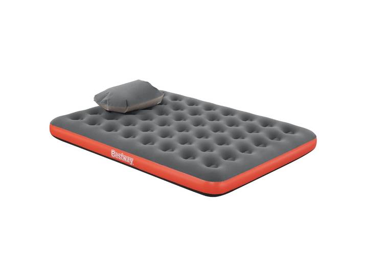 Bestway Luftmatratze 2 Personen 203 x 152 x 22 cm Grau und Rot