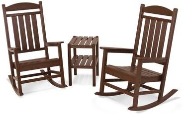 POLYWOOD Presidential 3-piece Rocking Chair Set