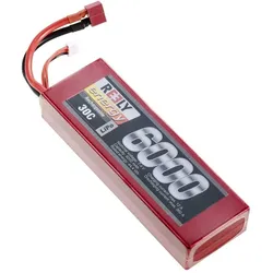 Reely Modellbau-Akkupack (LiPo) 7.4V 6000 mAh Zellen-Zahl: 2 30 C Hardcase T-Stecksystem (6000 mAh, 7.40 V)