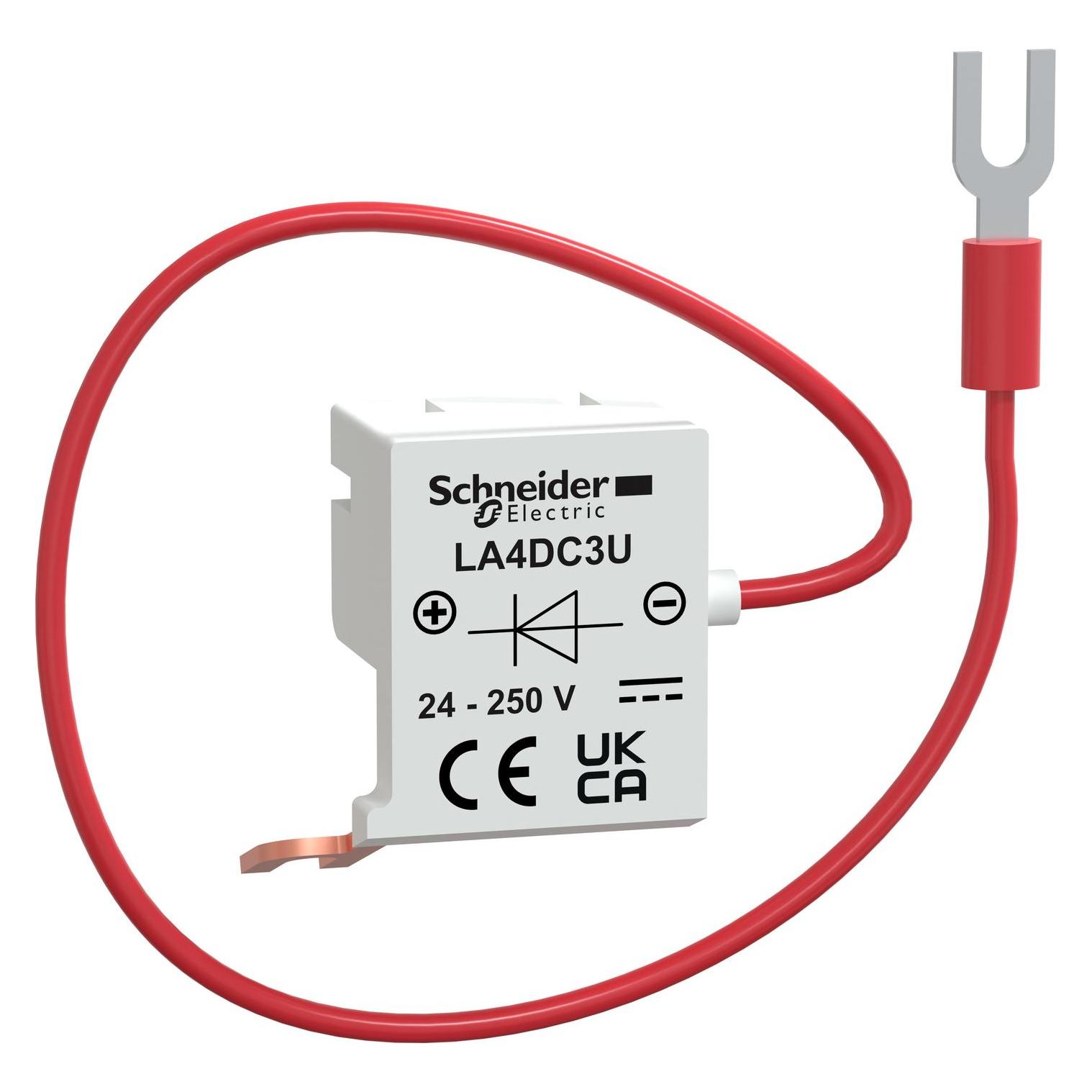 Schneider Electric Contactor+Relay Suppressor (LA4DC3U)
