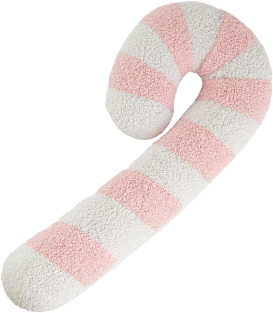Rood Kerstkussen Snoepriet van Huidvriendelijk Pluche - 53 cm