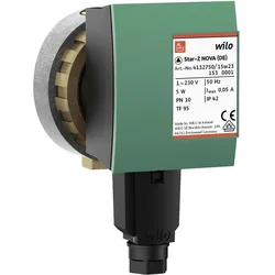 Wilo, Wasserpumpe, Zirkulationspumpe Star-Z NOVA 84 mm 1/2" 4132750 (Durchlaufpumpe)