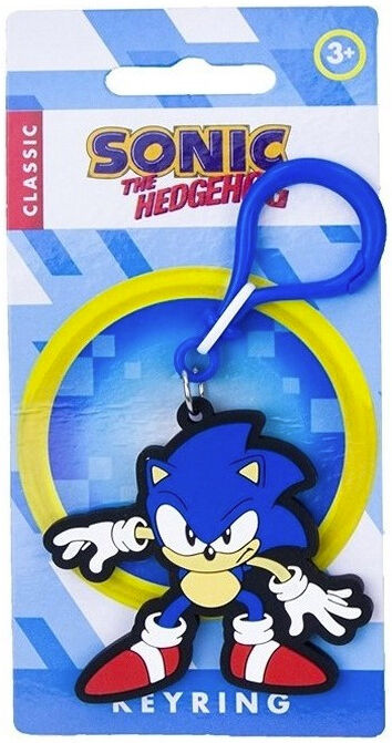 Khadou Sonic the Hedgehog Rubberen Sleutelhanger-Sonic (Diversen) Nieuw