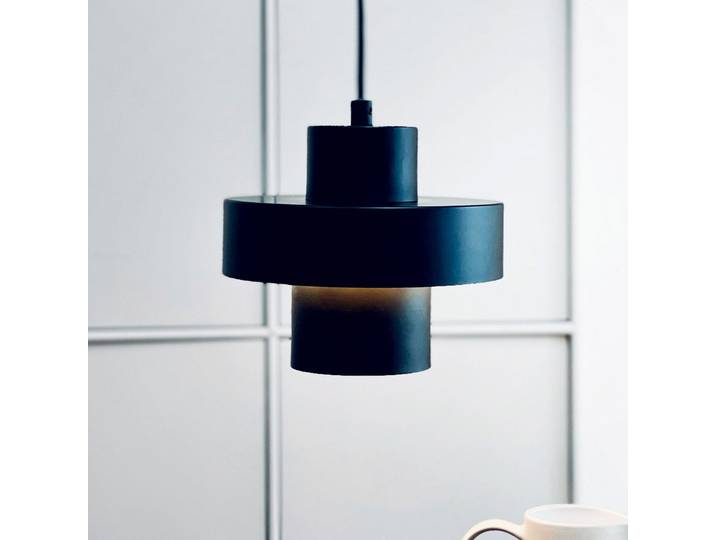 Stoke Suspension Mat Noir - Dyberg Larsen - Salon / séjour - Design - Métal - Avec abat-jour