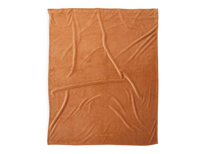 Couverture Wellsoft 150 x 0 x 200cm Cuivre/Terre cuite Microfibre