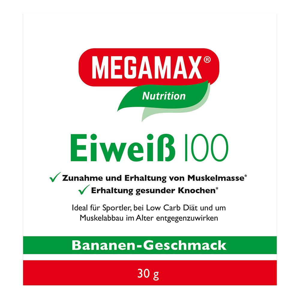 Megamax B.V. Eiweiss 100 Banane Megamax Pulver 09198050