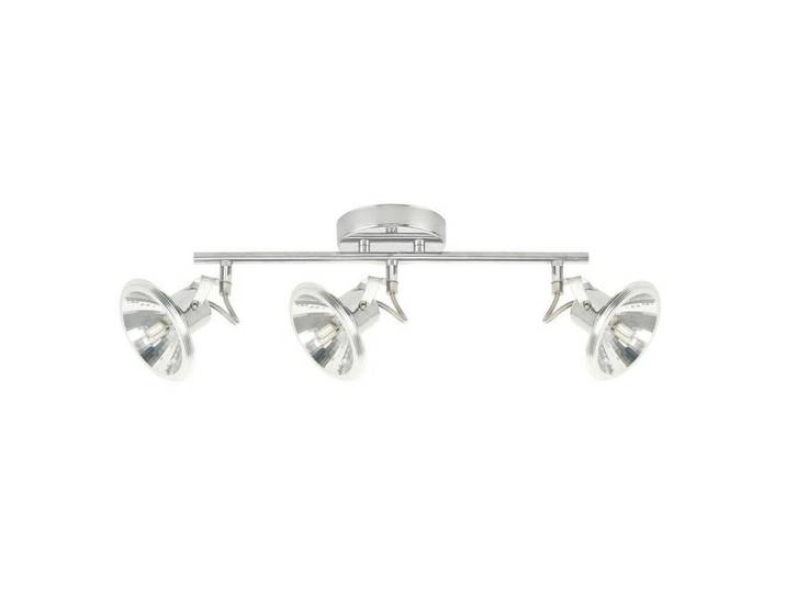 Deckenleuchte Moon, Chromfarben, Metall, 55x17x11 cm, klappbar, Lampen & Leuchten, Innenbeleuchtung, Deckenleuchten, Deckenleuchten