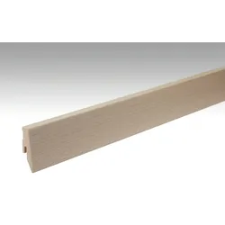 RESTPOSTEN SALE MEISTER Fussleiste Profil 3 PK EH Eiche cremegrau 1116 - 2380 mm