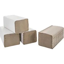 Falthandtücher natur Recyclingpapier