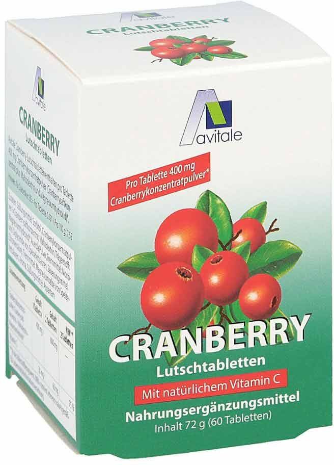 Avitale Cranberry Lutschtabletten 60stk
